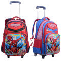 Cheap promotional kids school bag with wheels.OEM orders are welcome.
